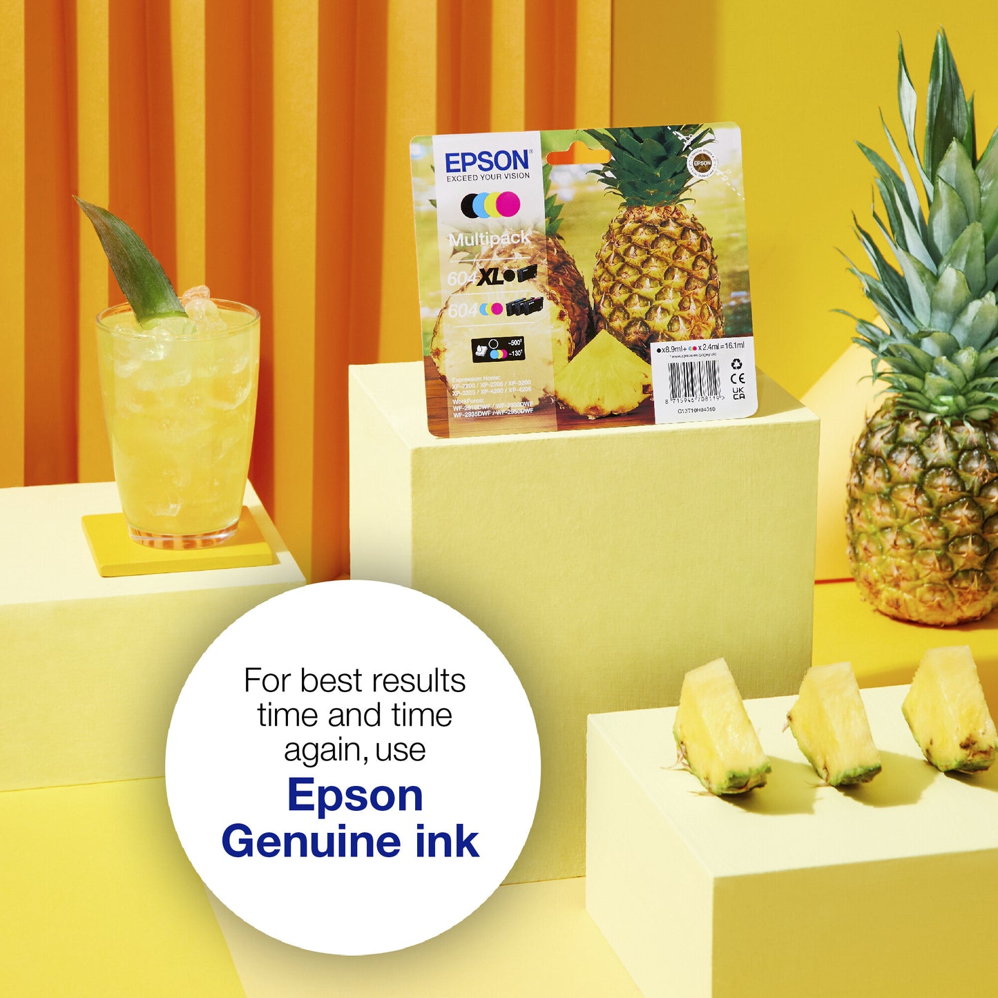 Epson Singlepack Cyan 604XL Ink