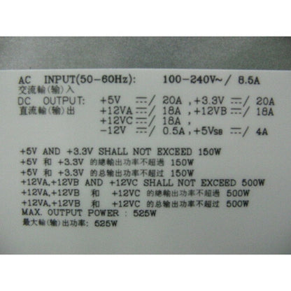 DELL 6W6M1 power supply unit 525 W Grey