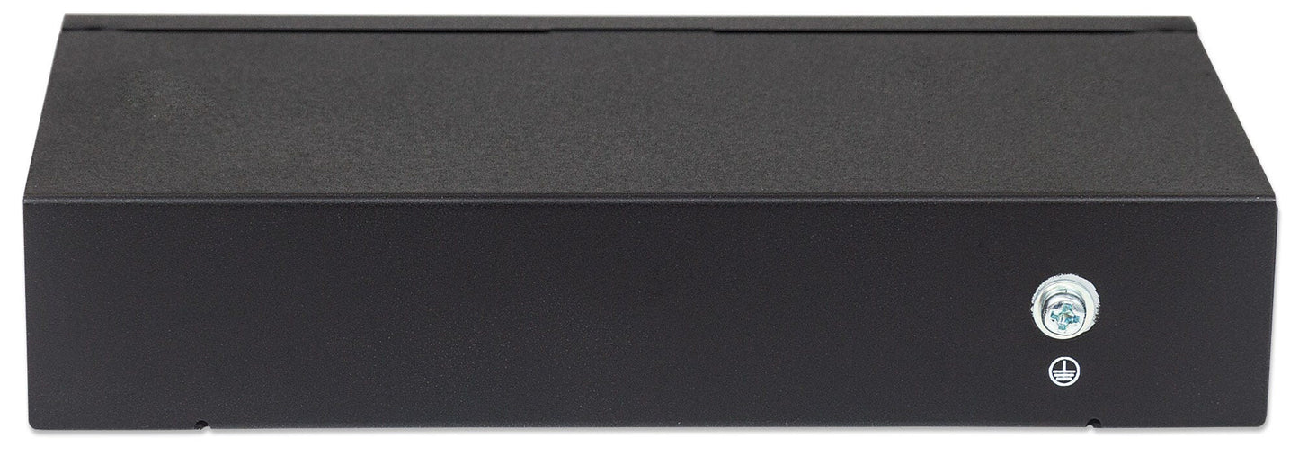 Intellinet 2-Port Gigabit High-Power PoE+ Extender Repeater, IEEE 802.3at/af Power over Ethernet (PoE+/PoE), metal