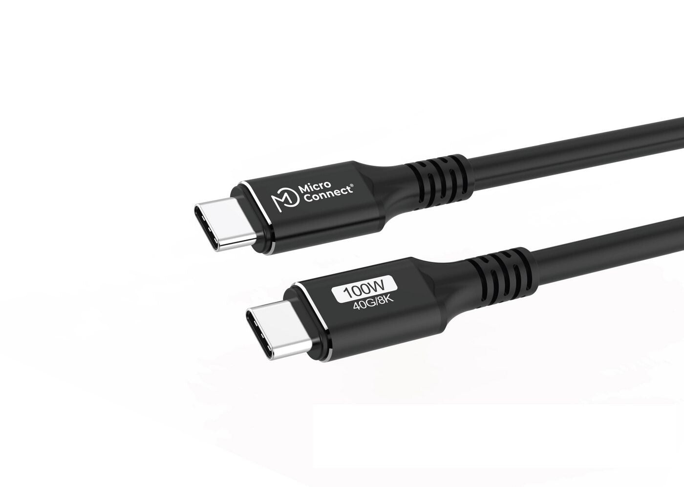 Microconnect USB4CC015 USB cable USB4 Gen 3x2 0.15 m USB C 100 W Black