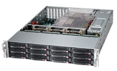 Supermicro SC826BE1C4-R1K23LPB Rack Black 1200 W