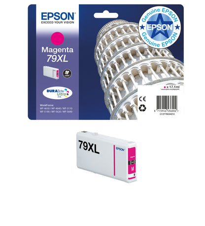 Epson Tower of Pisa Singlepack Yellow 79 DURABrite Ultra Ink