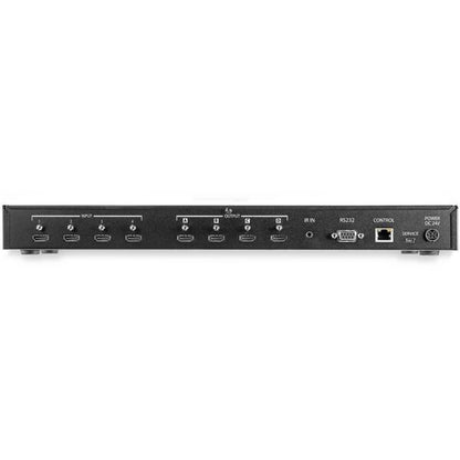 StarTech.com 4x4 HDMI Matrix Switch with Audio and Ethernet Control - 4K 60Hz