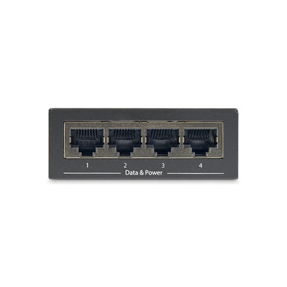 StarTech.com 4-Port Gigabit Midspan - PoE+ Injector - 802.3at/af