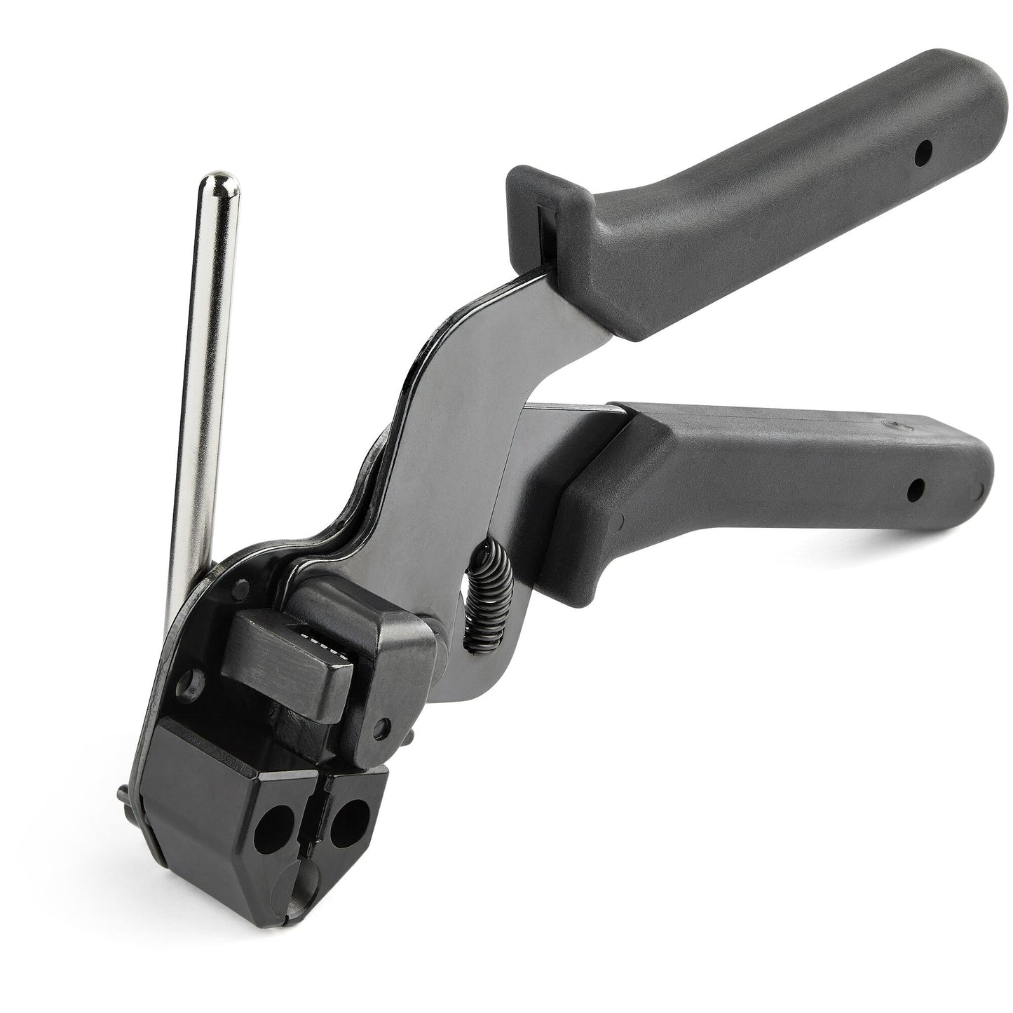 StarTech.com Metal Cable Tie Tool - Metal Zip Tie Tightener Tool - Stainless Steel Cable Tie Installation Gun - Tensioning & Cutting Zip Ties Tool - Tensioner & Cutter for Metal Tie Wrap - TAA