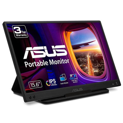 ASUS ZenScreen MB166C computer monitor 39.6 cm (15.6") 1920 x 1080 pixels Full HD LED Black