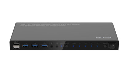 Microconnect MC-HDMIKVM0401-USB3-4K KVM switch Black