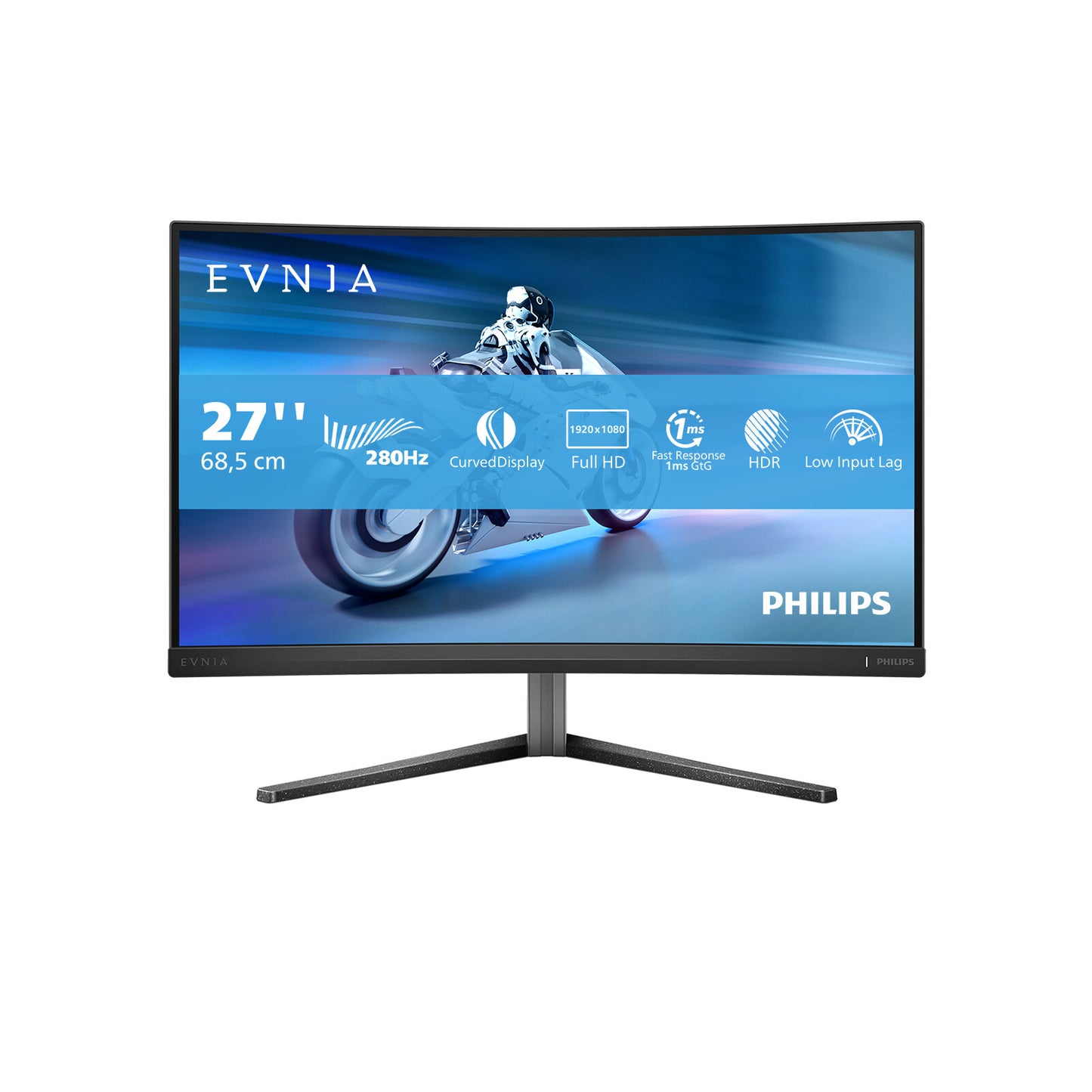 Philips Evnia 5000 27M2C5200W/00 computer monitor 68.6 cm (27") 1920 x 1080 pixels Full HD LCD Black