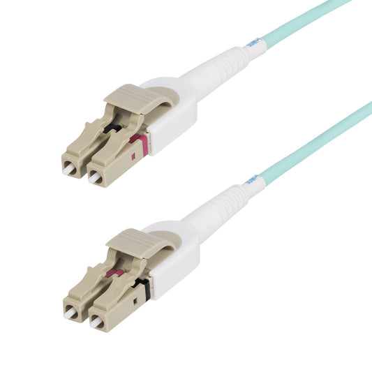 StarTech.com 5m (16.4ft) LC to LC (UPC) OM4 Switchable Fiber Optic Cable 50/125µm, 100G, Toolless Polarity Switching, Low Insertion Loss - LSZH Fiber Jumper Cord