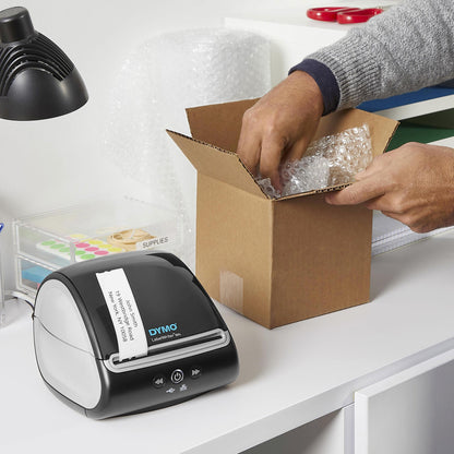 DYMO LabelWriter 5XL Label Printer | Automatic Label Recognition Label Maker | Prints Extra-Wide Shipping Labels from AmazonDHL & More | Perfect for eCommerce Sellers | EU 2 Pin Plug