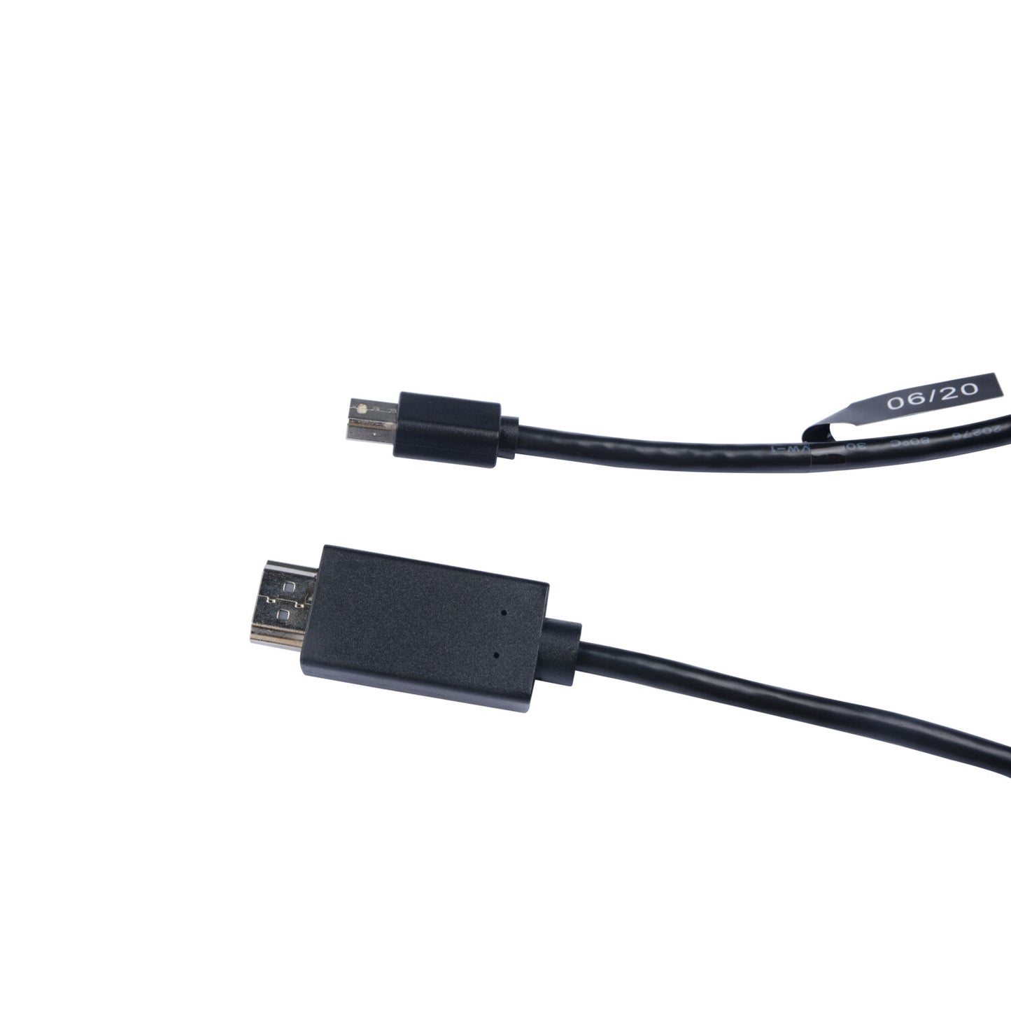 V7 Black Video Cable Mini DisplayPort Male to HDMI Male 2m 6.6ft