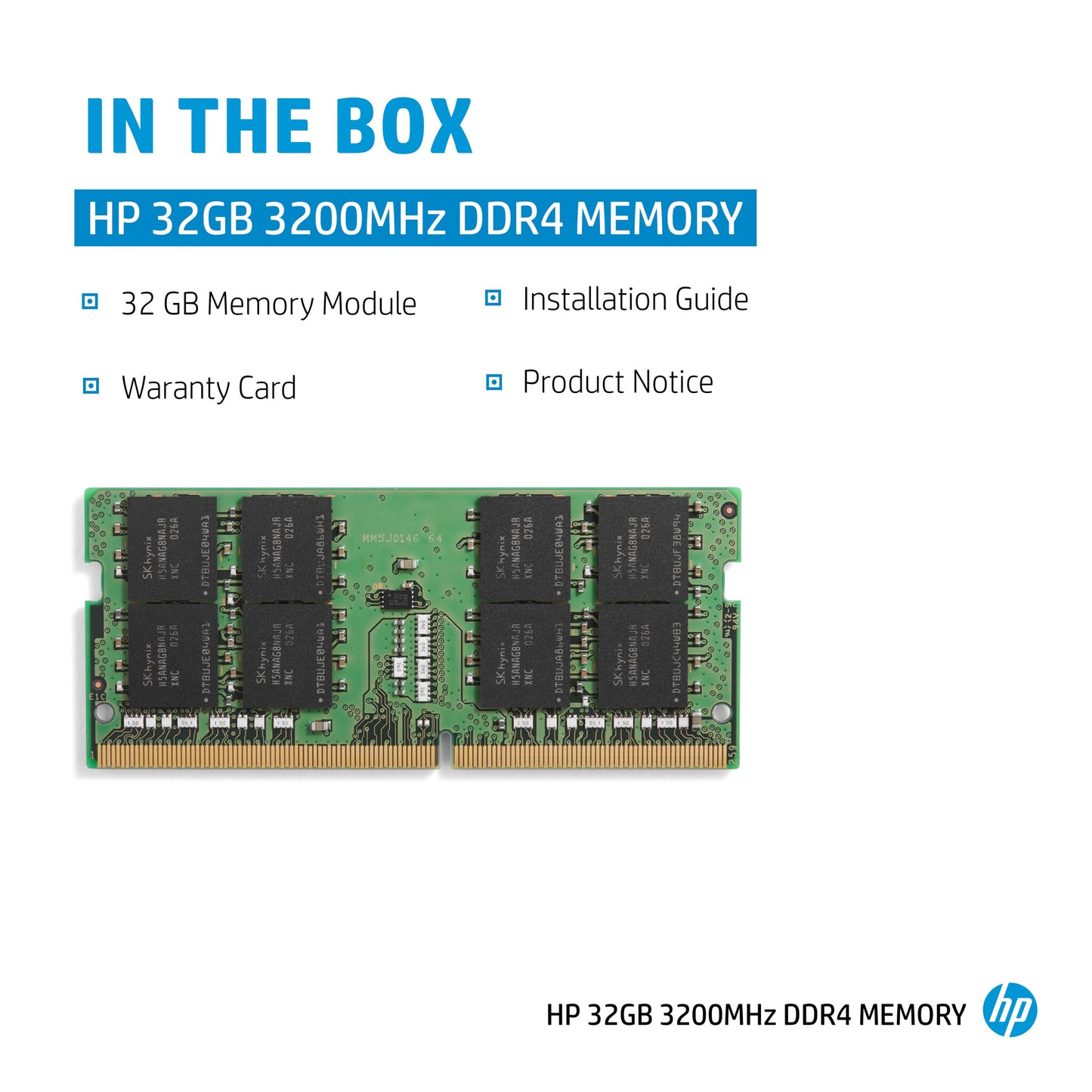 HP 4S967AA#AC3 memory module 32 GB DDR4 260-pin SO-DIMM