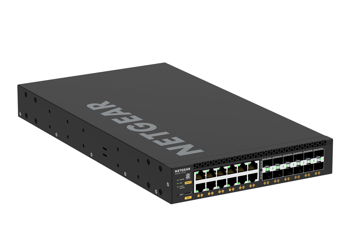 NETGEAR XSM4324 Managed L3 10G Ethernet (100/1000/10000) 1U Black