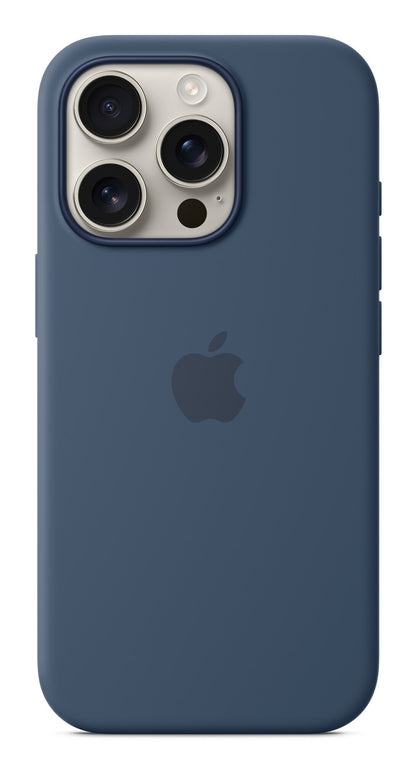 Apple iPhone 16 Pro Silicone Case with MagSafe - Denim