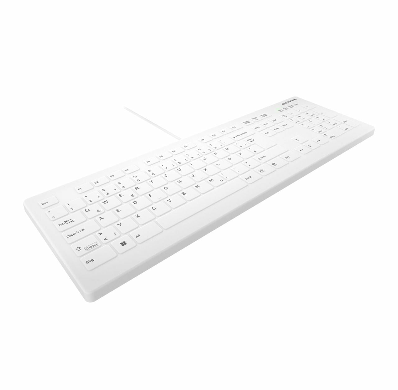 CHERRY AK-C8112 keyboard Medical USB QWERTY English White