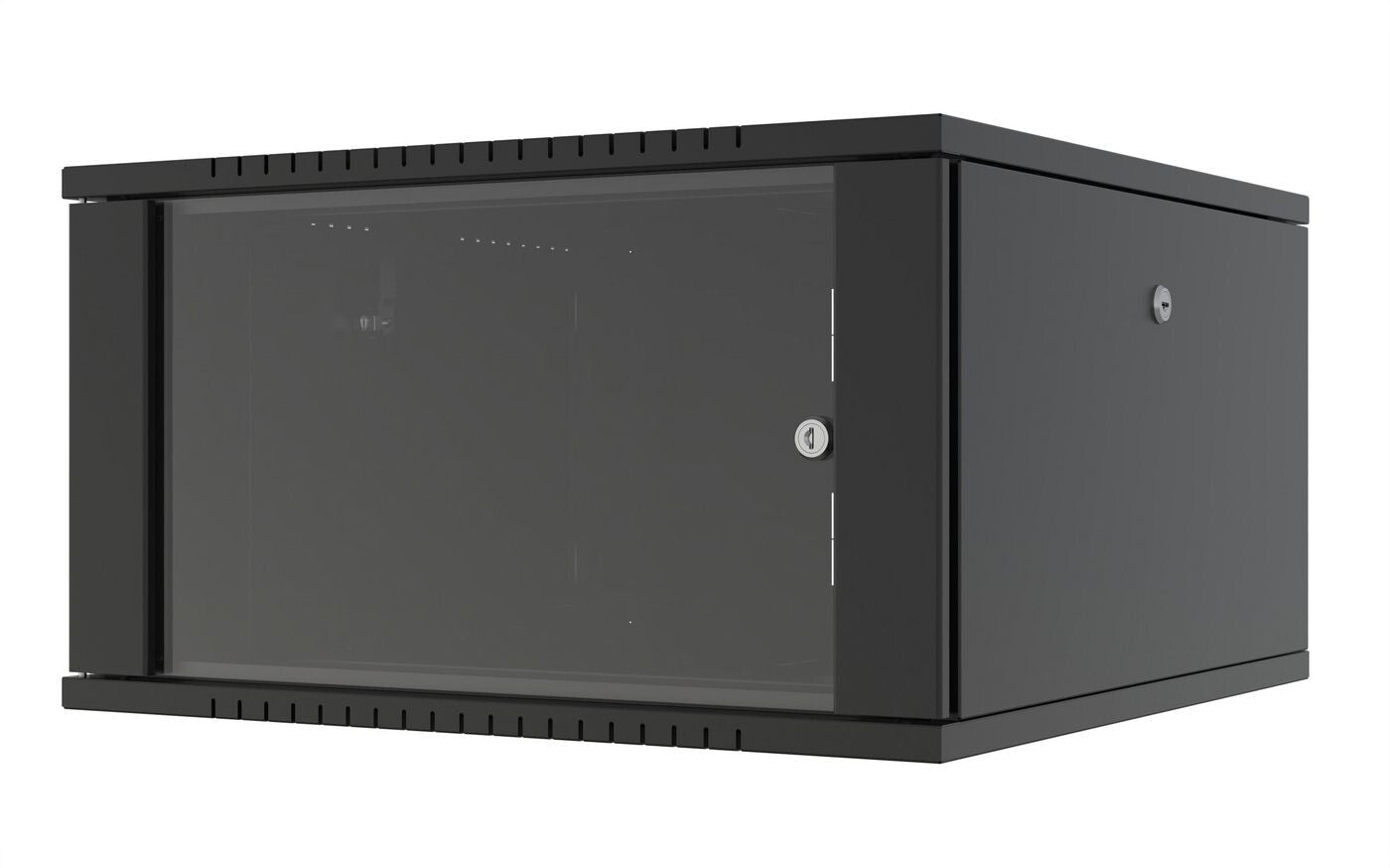 Lanview RWF07U66BL rack cabinet 7U Wall mounted rack Black