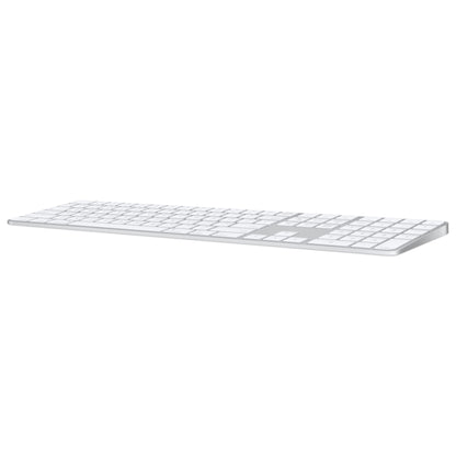 Apple Magic keyboard Universal USB + Bluetooth German Aluminium, White