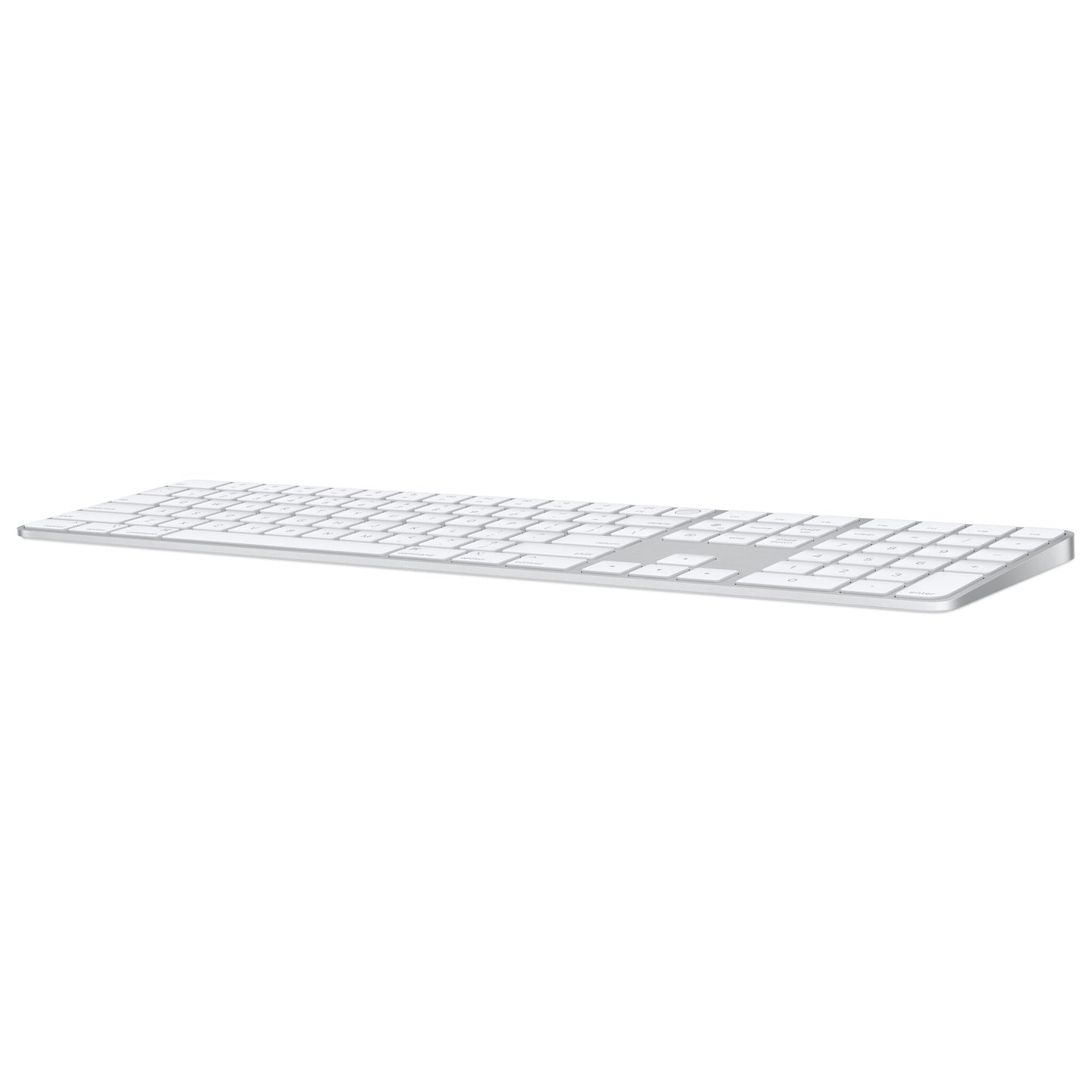 Apple Magic keyboard Universal USB + Bluetooth Spanish Aluminium, White