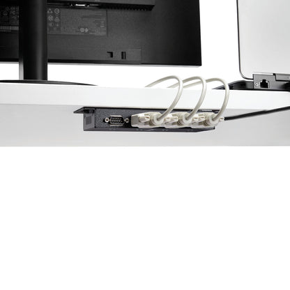 StarTech.com 4 Port USB to DB9 RS232 Serial Adapter Hub – Industrial DIN Rail and Wall Mountable
