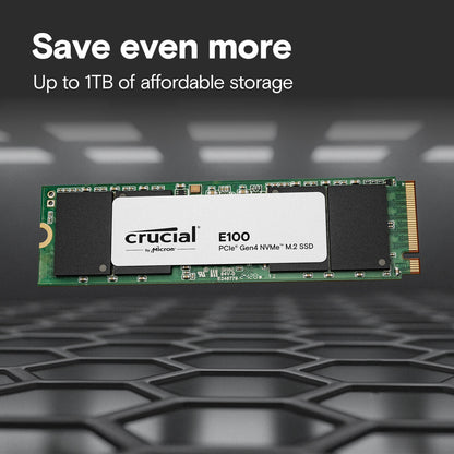 Crucial E100 2 TB M.2 PCI Express 4.0 NVMe