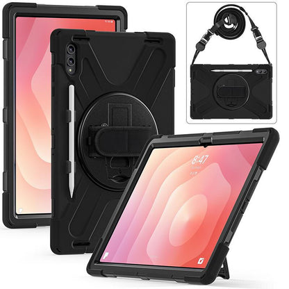 eSTUFF Galaxy Tab S10 FE+ CHICAGO Full Body Defender Case with Black
