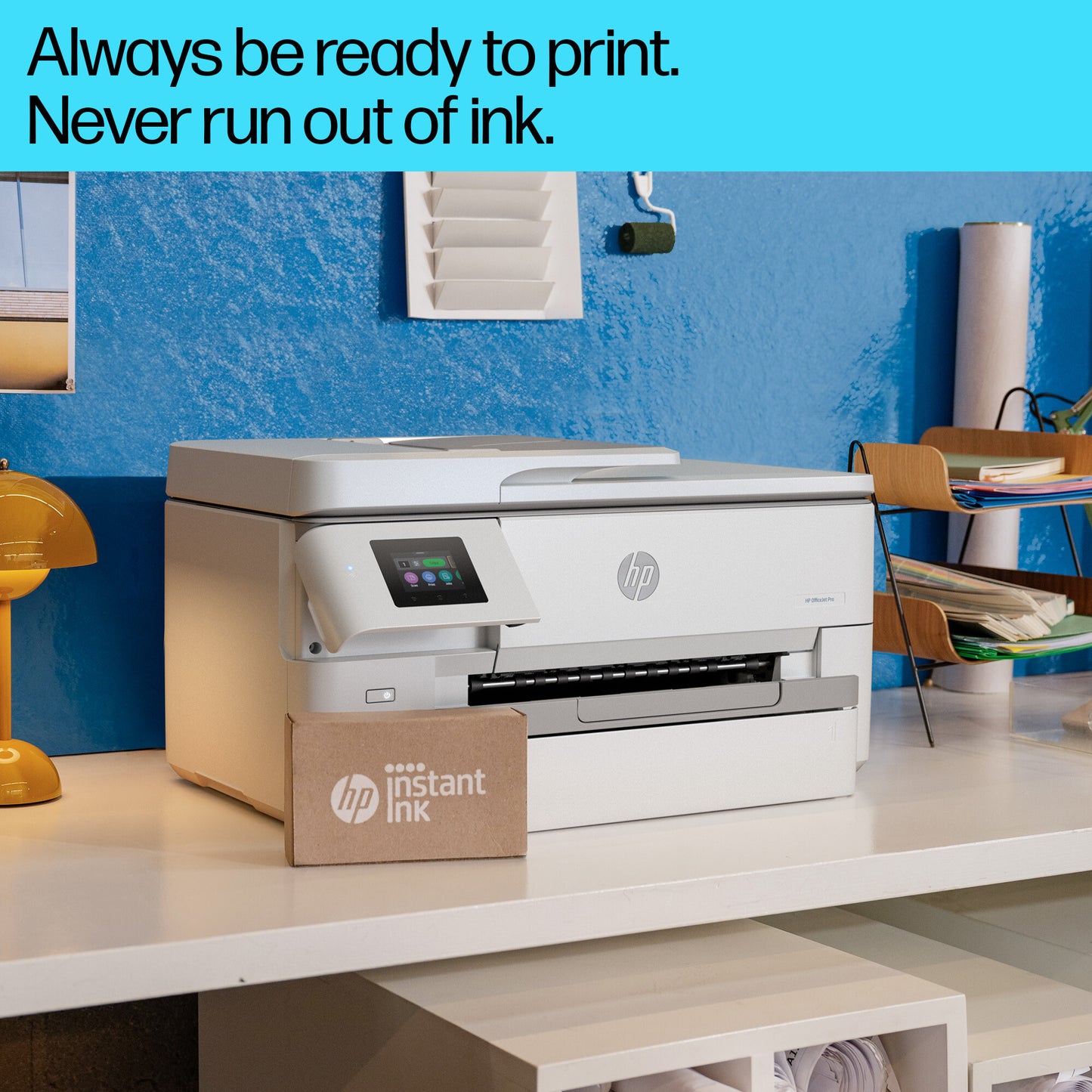 HP OfficeJet Pro 9720e Wireless All-in-One Color Printer, Two-sided printing; Copier, Scanner