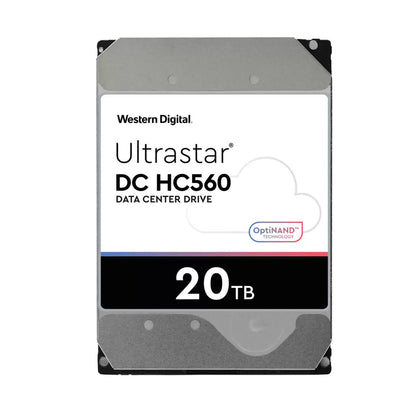 Western Digital Ultrastar DC HC560 internal hard drive 20 TB 7200 RPM 512 MB 3.5" Serial ATA