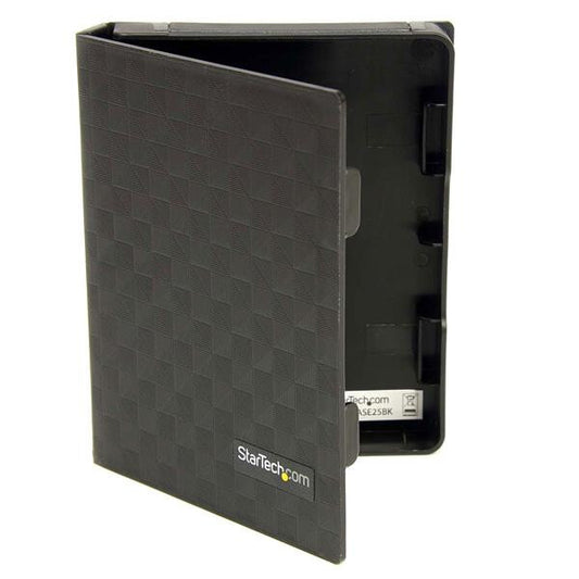StarTech.com 2.5in Anti-Static Hard Drive Protector Case - Black (3pk), TAA-Compliant