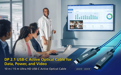 ATEN 10 m Ultra HD USB-C AOC Cable