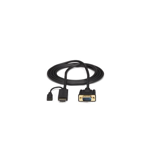 StarTech.com 10 ft HDMI to VGA Active Converter Cable - HDMI to VGA Adapter - 1920x1200 or 1080p