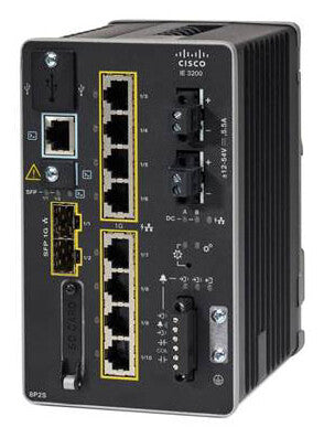 Cisco IE-3200-8P2S-E network switch Managed L2 Fast Ethernet (10/100) Power over Ethernet (PoE) Black