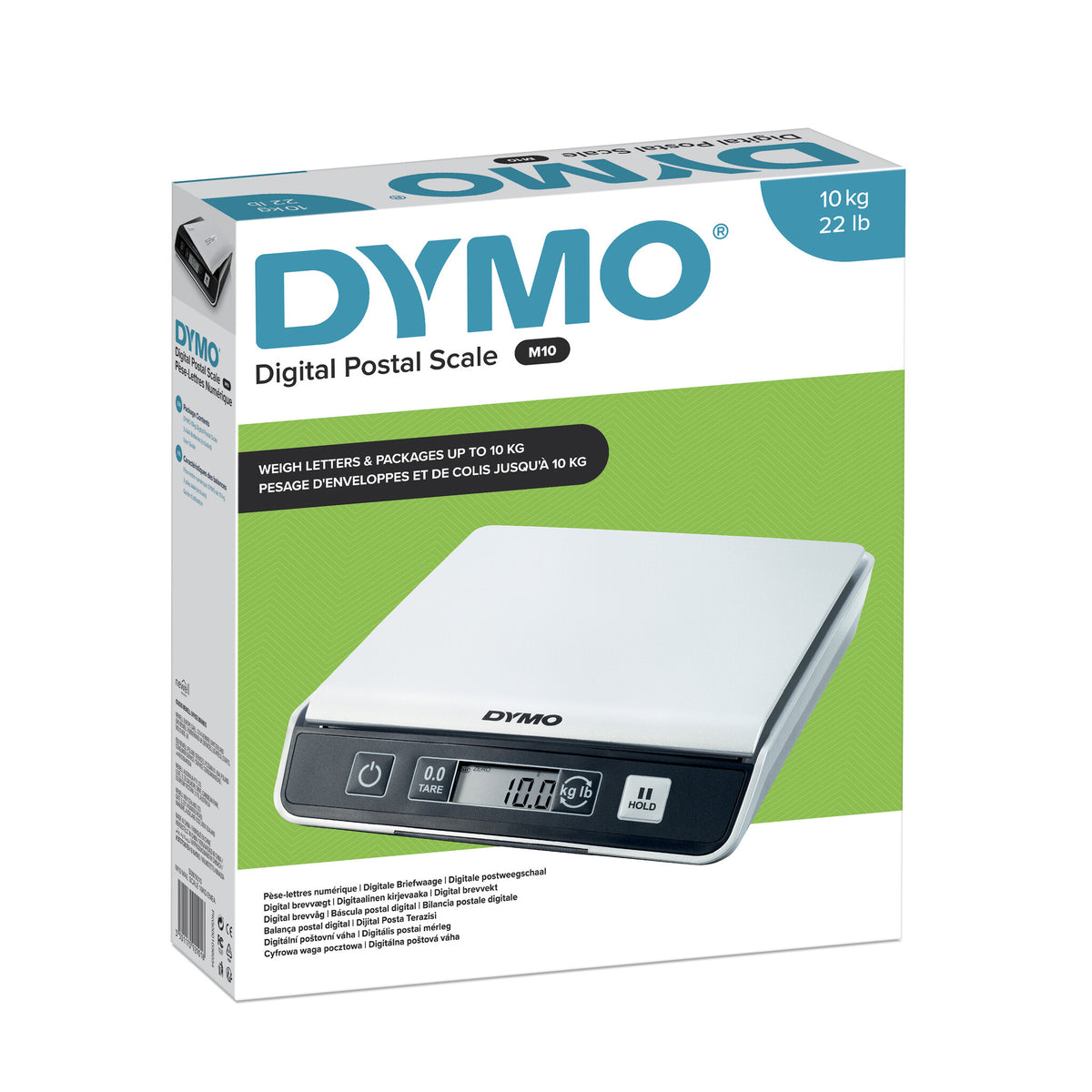 DYMO M10 Digital Package & Shipping Scale | up to 10KG Capacity | 20 cm x 20 cm