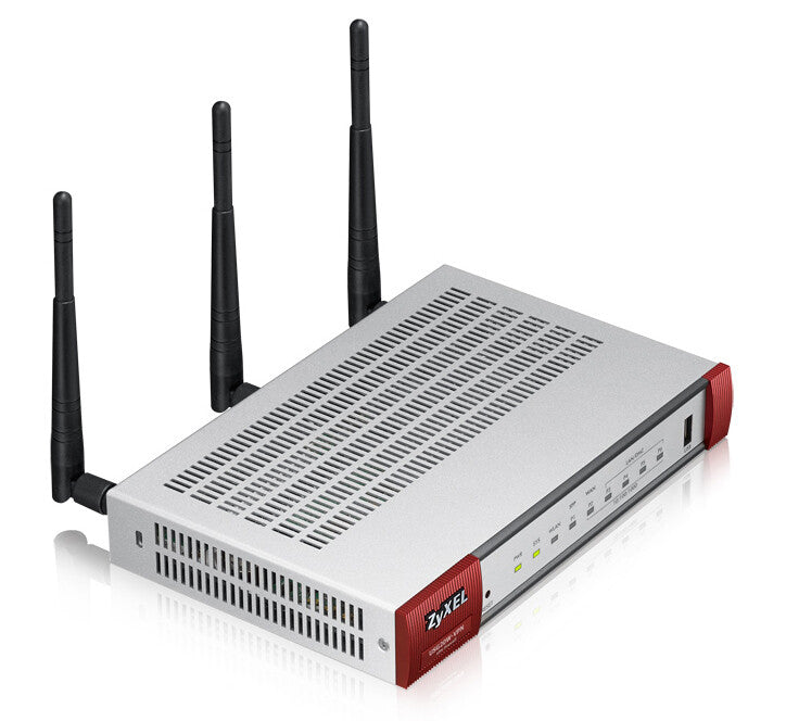 Zyxel USG20W-VPN-EU0101F wireless router Gigabit Ethernet Dual-band (2.4 GHz / 5 GHz) Grey, Red