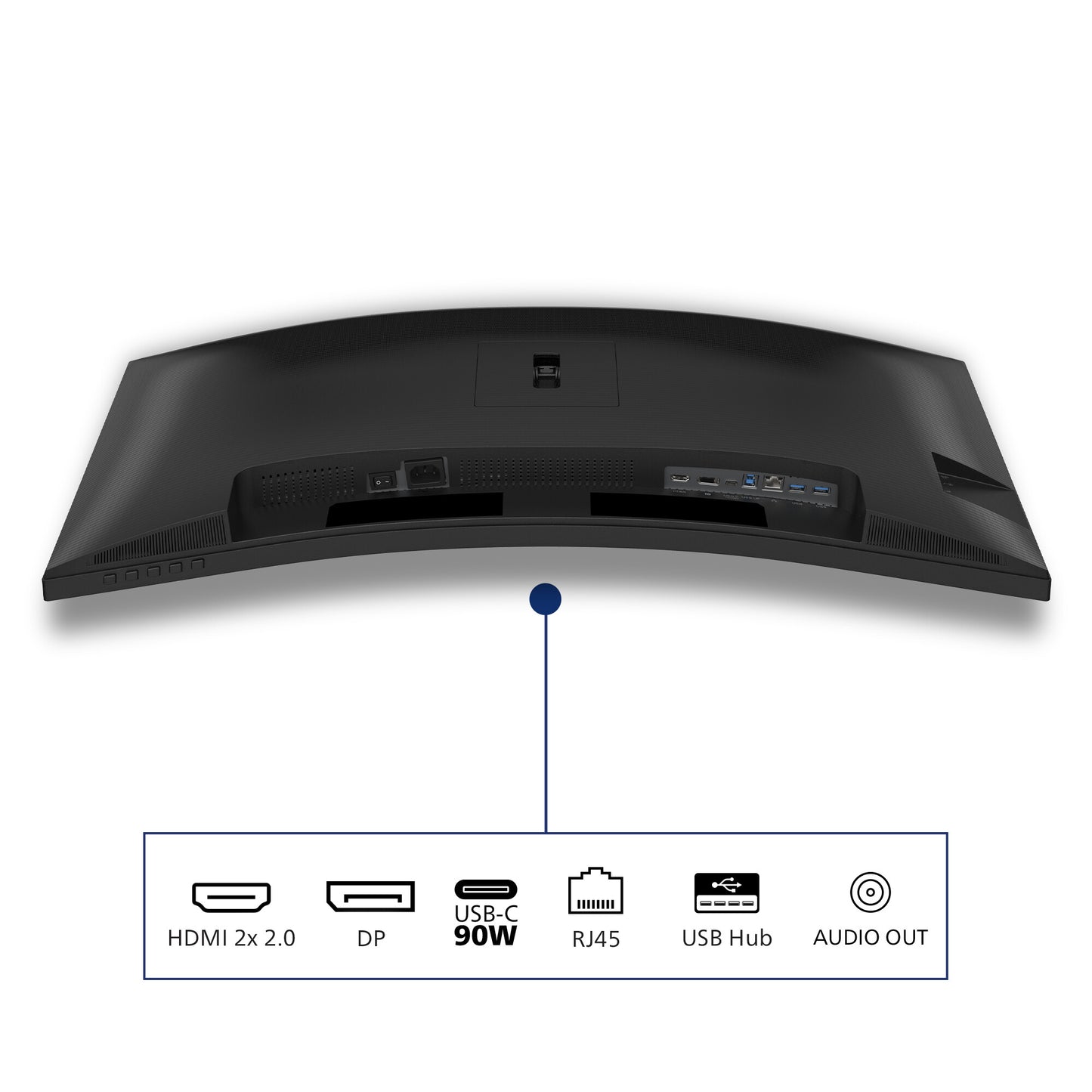 Philips 3000 series 34B2U3600C/00 computer monitor 86.4 cm (34") 3440 x 1440 pixels Wide Quad HD LCD Black