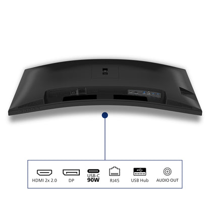 Philips 3000 series 34B2U3600C/00 computer monitor 86.4 cm (34") 3440 x 1440 pixels Wide Quad HD LCD Black