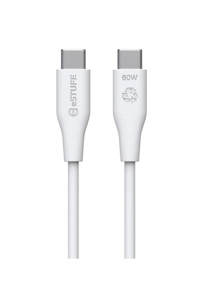 eSTUFF ES604170-BULK USB cable USB 2.0 1 m USB C 60 W White