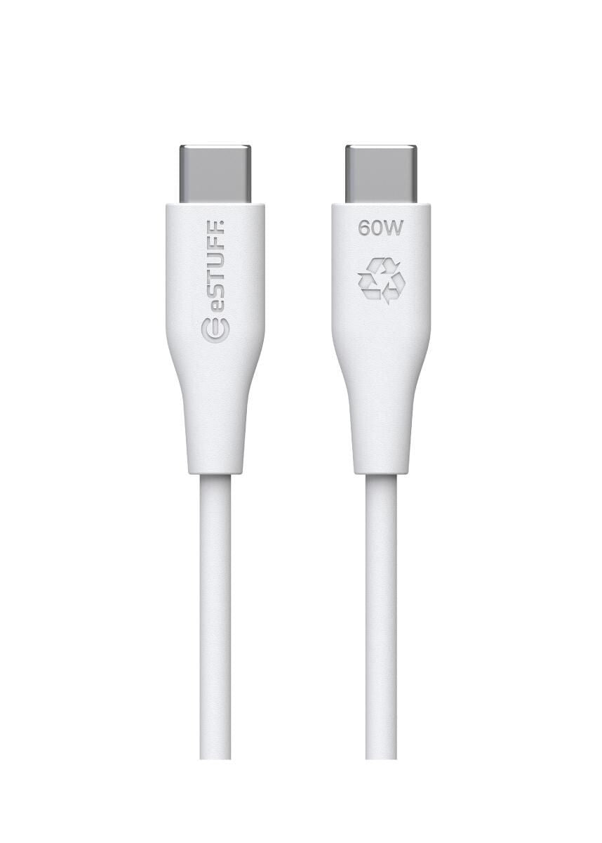 eSTUFF ES604270-BULK USB cable USB 2.0 2 m USB C 60 W White