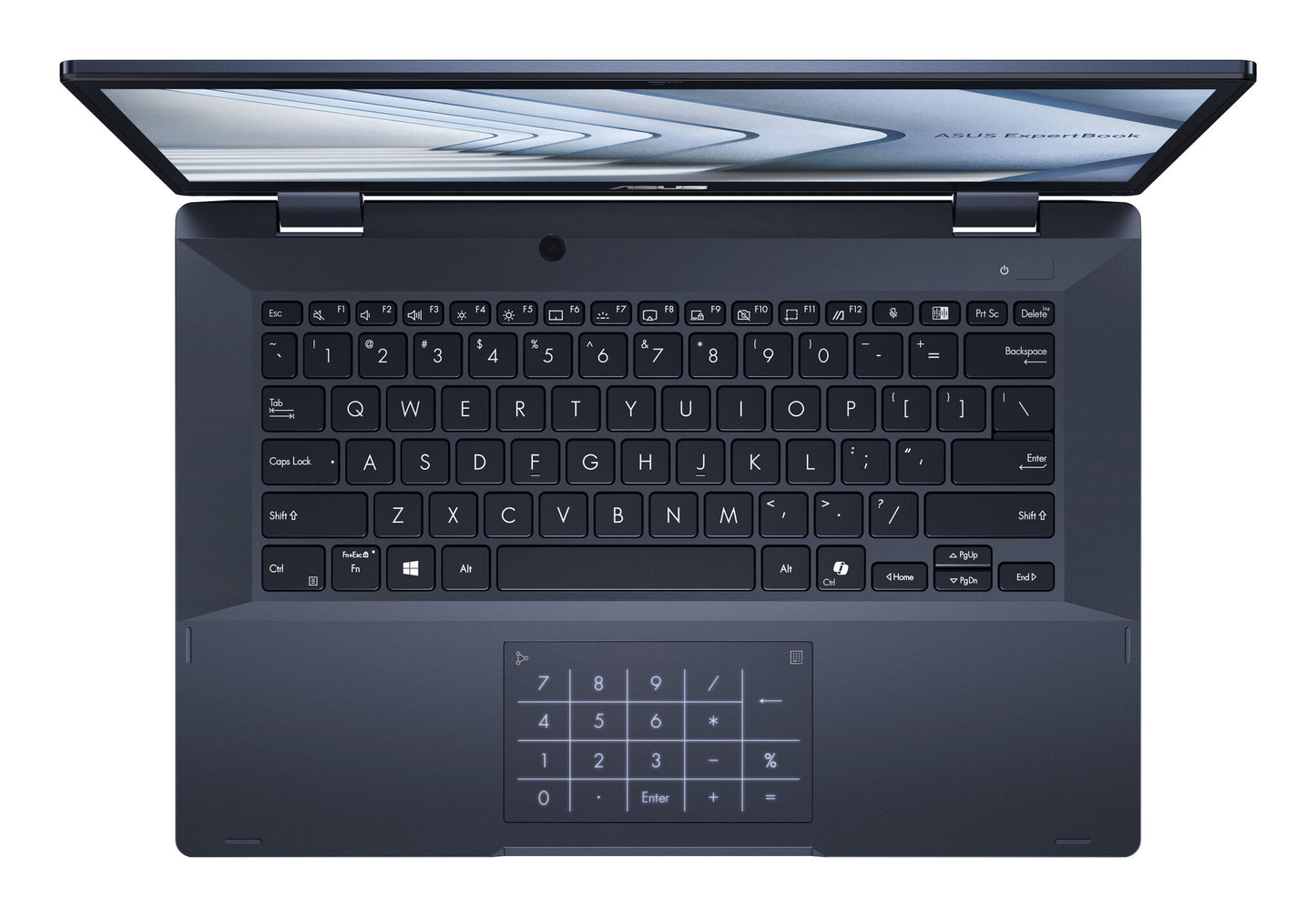 ASUS ExpertBook B3 Flip B3402FV-EC512XA Intel Core 5 120U Hybrid (2-in-1) 35.6 cm (14") Touchscreen Full HD 16 GB DDR4-SDRAM 256 GB SSD Wi-Fi 6E (802.11ax) Windows 11 Pro Education Black QWERTY UK English