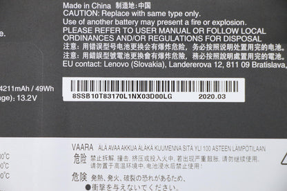 Lenovo 5B10W13927 laptop spare part Battery