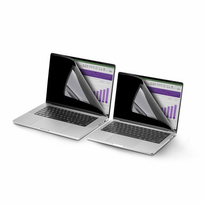 StarTech.com 13.3-inch 16:10 Flip-Up Privacy Screen with Touch, Anti-Glare Blue Light Filter, Laptop Monitor Screen Protector, +/- 30 Deg. View Angle