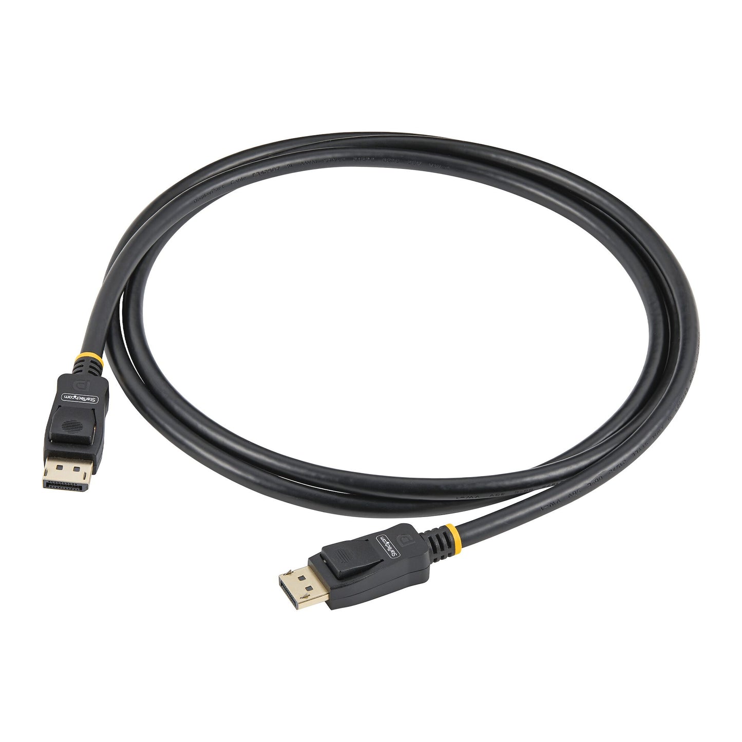 StarTech.com 2m (6.6ft) VESA Certified DisplayPort Cable - 10 Pack - DisplayPort 1.2 Cord with Latches, 4K 60Hz UHD, DP to DP Cable for Monitor, Latching DP Connectors