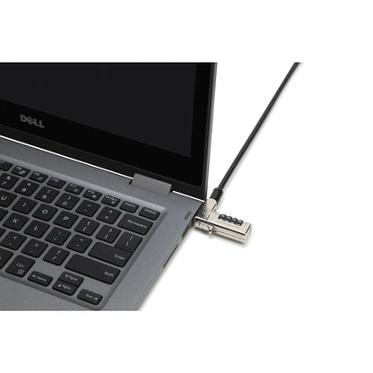 Kensington Slim N17 Combination Laptop Lock for Wedge-Shaped Slots