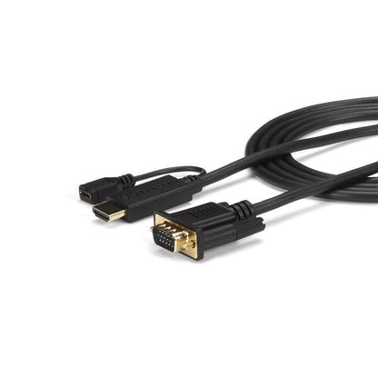 StarTech.com 10 ft HDMI to VGA Active Converter Cable - HDMI to VGA Adapter - 1920x1200 or 1080p