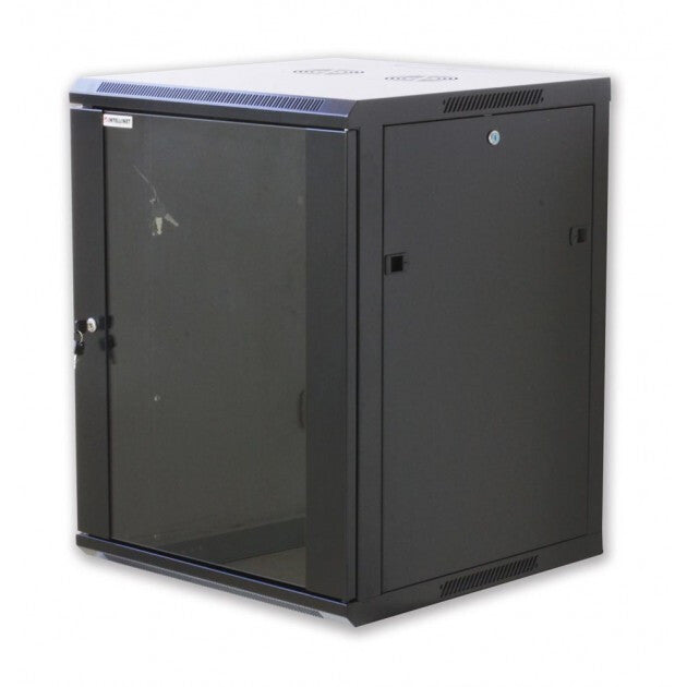 Techly I-CASE EW-2012BKL rack cabinet 12U Wall mounted rack Black