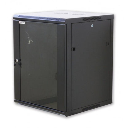 Techly I-CASE EW-2012BKL rack cabinet 12U Wall mounted rack Black