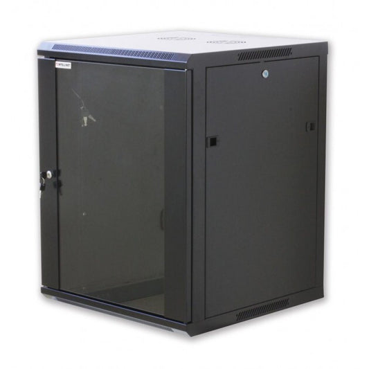 Techly I-CASE EW-2012BKL rack cabinet 12U Wall mounted rack Black