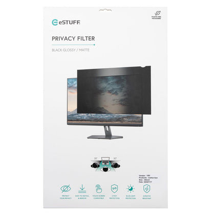 eSTUFF GLBB23522294 display privacy filter 59.9 cm (23.6") Monitor Framed display privacy filter