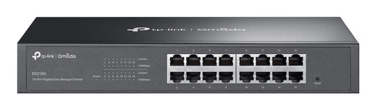TP-Link Omada ES216G network switch, Managed, 16-port, black