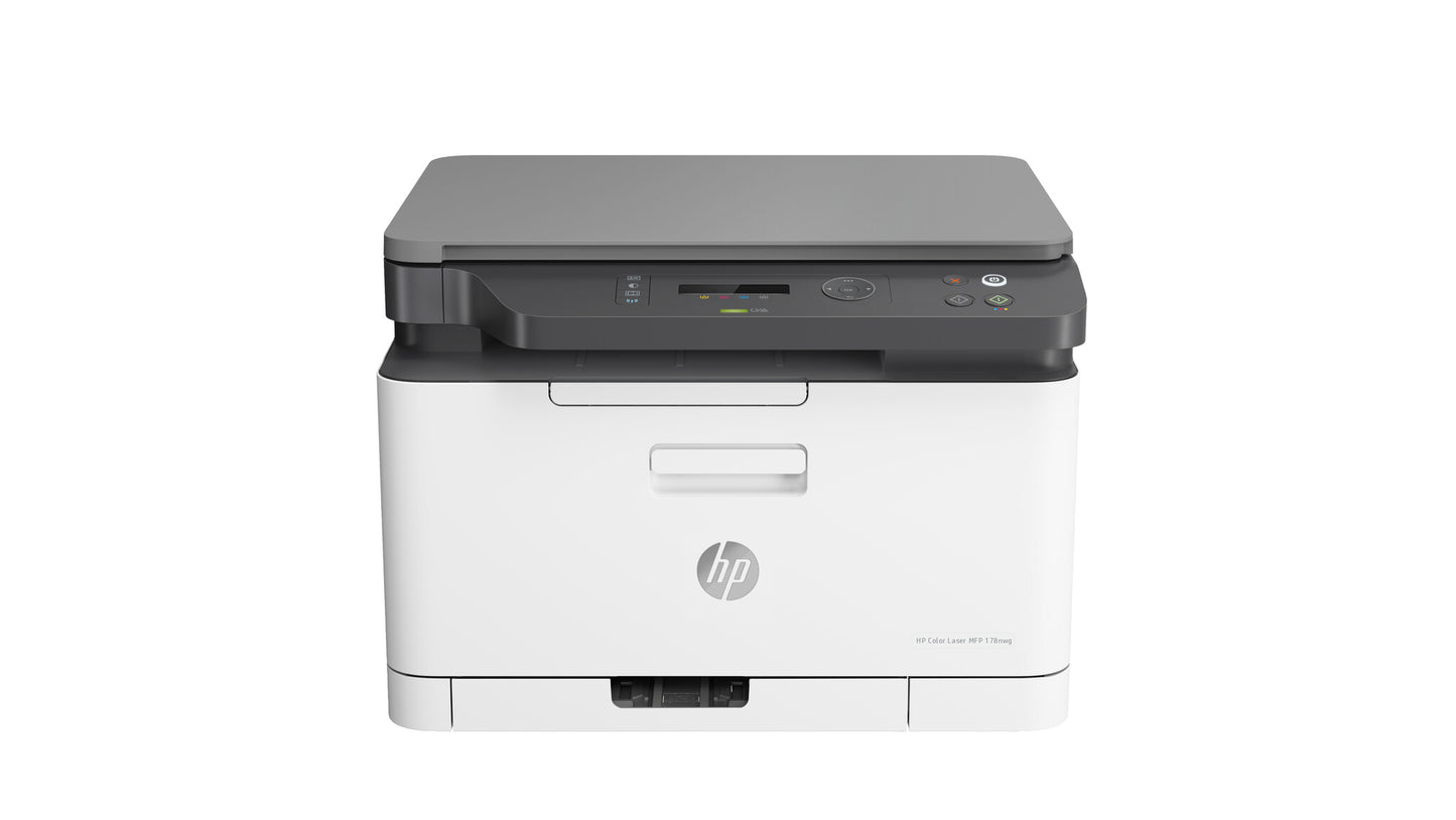 HP Laser 178nw Wireless Multifunction Color Printer, Copier, Scanner; Duplex