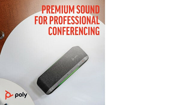 POLY Sync 40+ Microsoft Teams Certified USB-A USB-C Speakerphone +BT700 USB-A Adapter